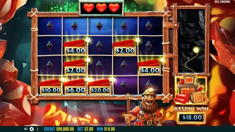 Dynamite Diggin Doug slot screenshot 5