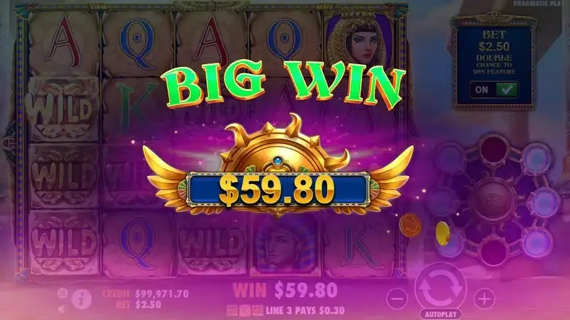 Eye of Cleopatra slot screenshot 5