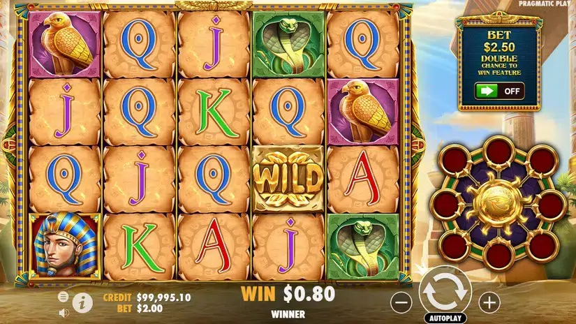 Eye of Cleopatra slot screenshot 2