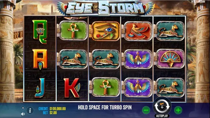 Eye of the Storm slot screenshot 