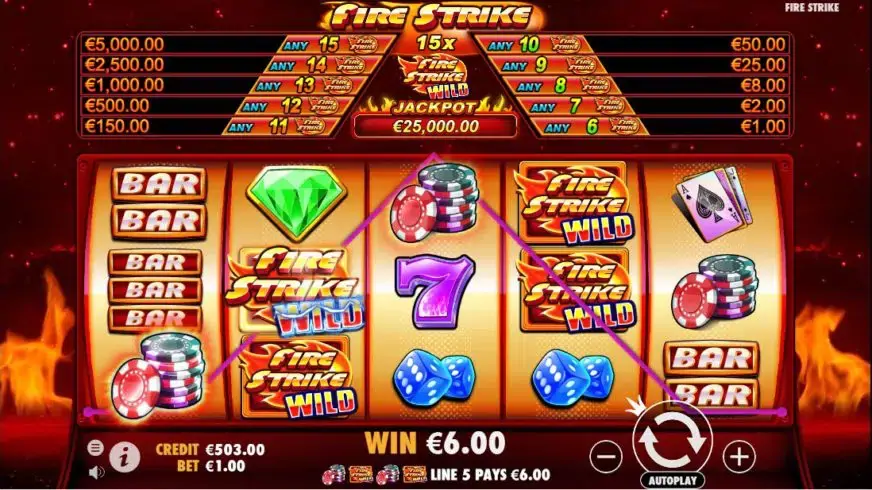 Fire Strike slot screenshot 3