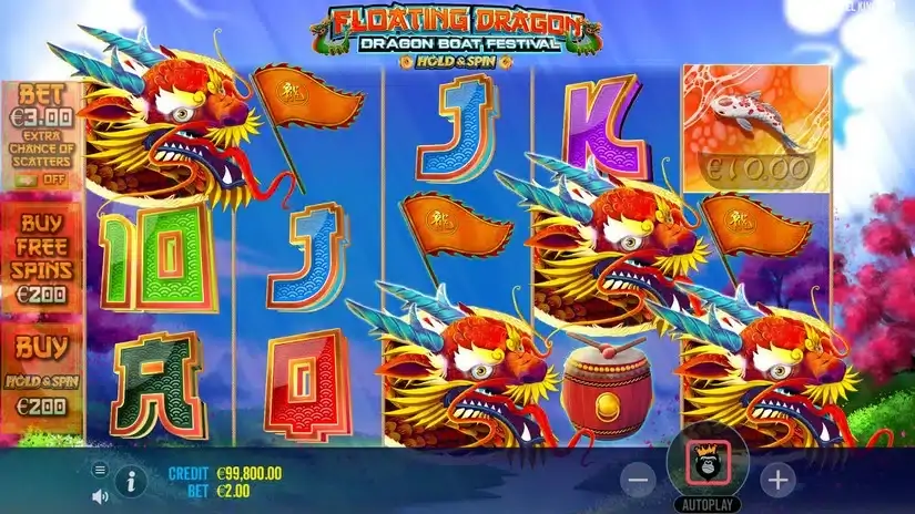 Floating Dragon – Dragon Boat Festival slot screenshot 3