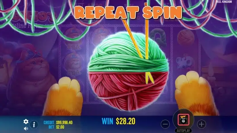 Fonzo’s Feline Fortune’s slot screenshot 2