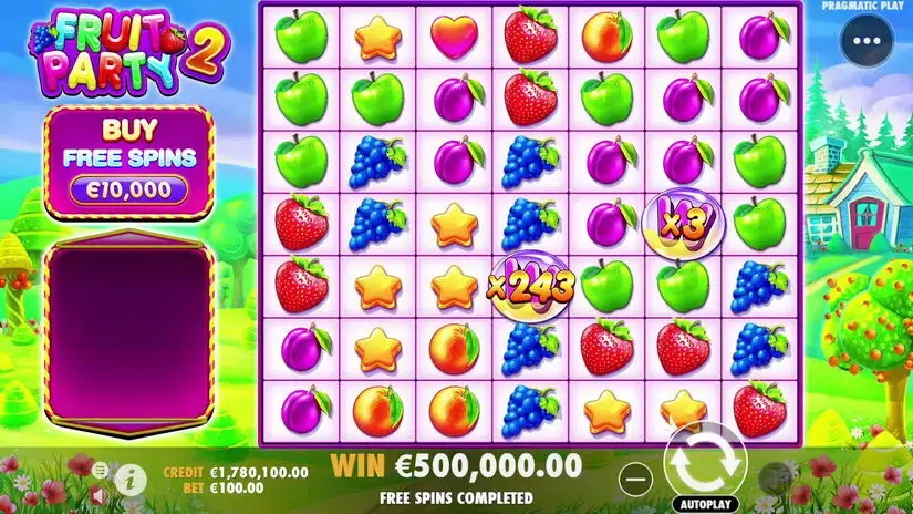 Fruit Party 2 slot screenshot 1