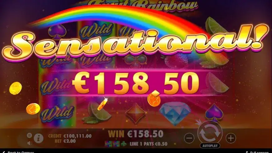 Fruit Rainbow slot screenshot 4