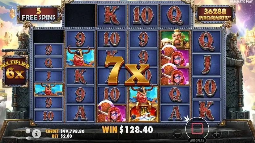 Fury of Odin Megaways slot screenshot 6