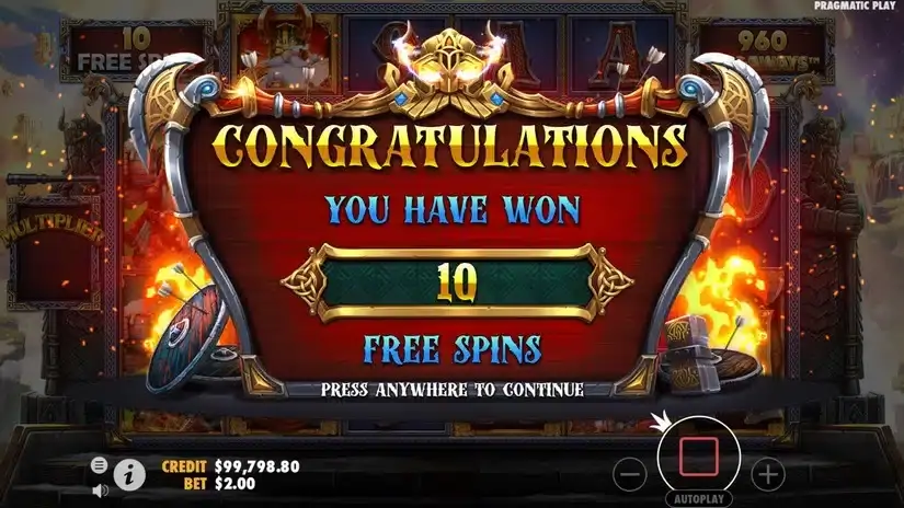 Fury of Odin Megaways slot screenshot 4