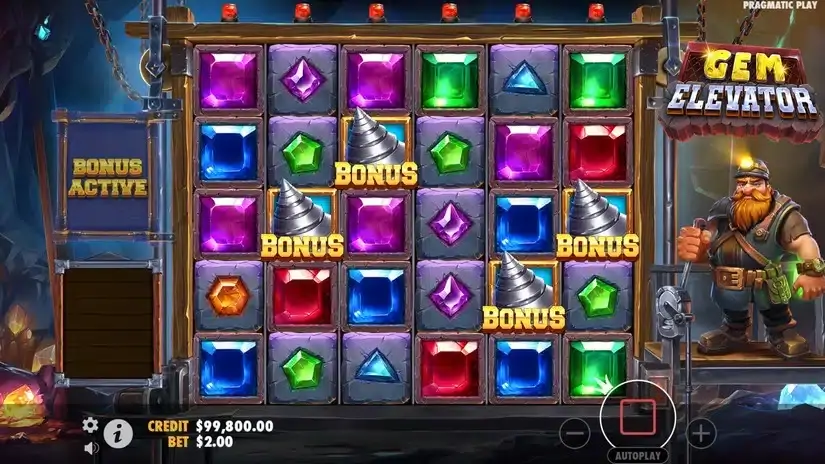 Gem Elevator slot screenshot 3