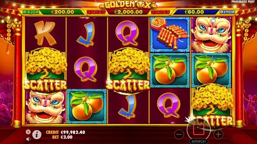 Golden Ox (Pragmatic Play) slot screenshot 3