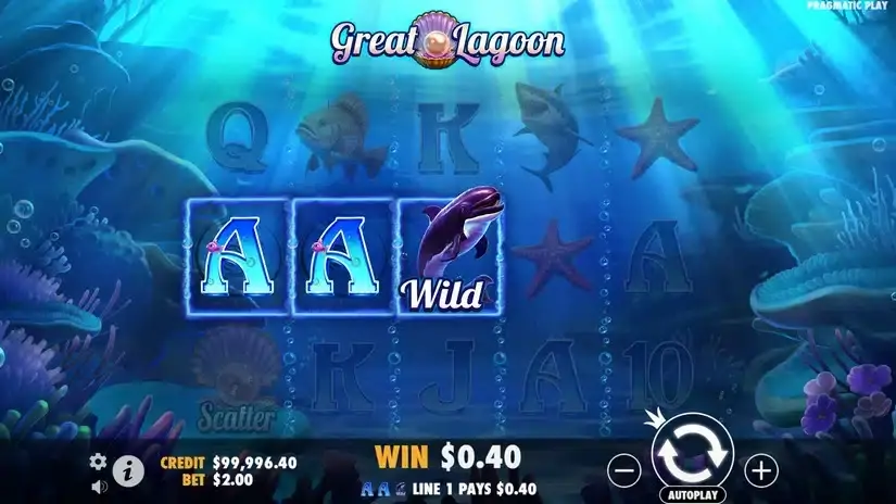 Great Lagoon slot screenshot 2