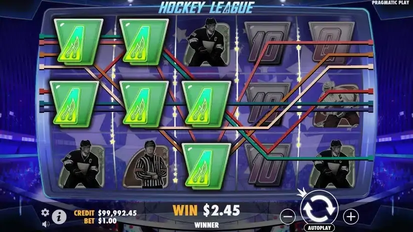 Hockey League slot screenshot 2