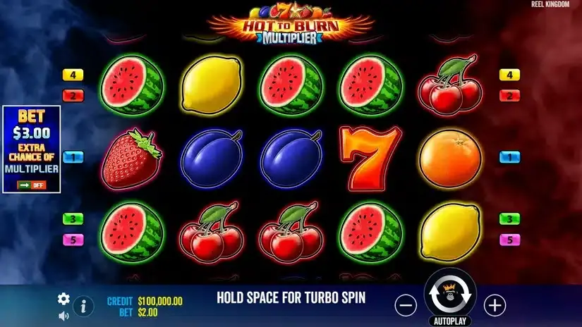 Hot to Burn Multiplier slot screenshot 1