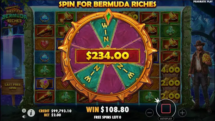 John Hunter and the Quest for Bermuda Riches slot screenshot 6