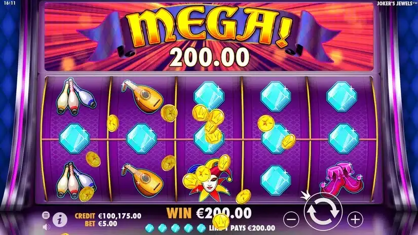 Joker’s Jewels slot screenshot 4
