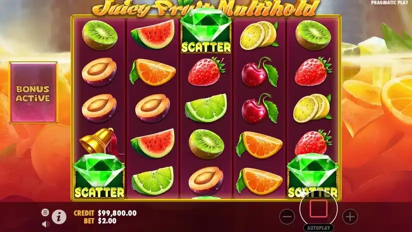 Juicy Fruits Multihold slot screenshot 2
