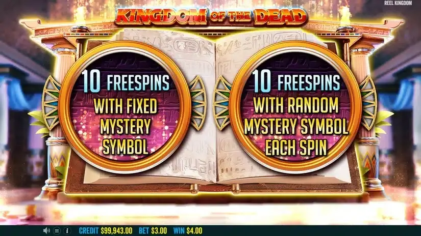 Kingdom of The Dead slot screenshot 4