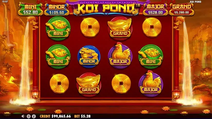 Koi Pond slot screenshot