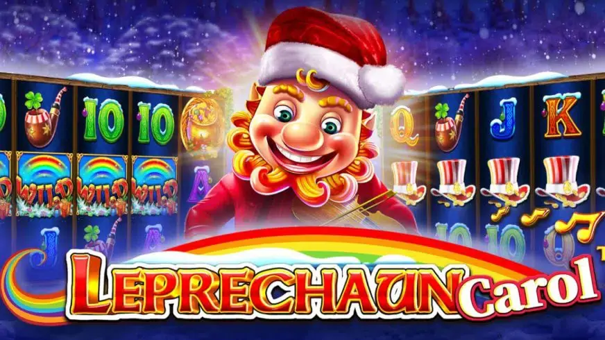 Leprechaun Carol slot screenshot 