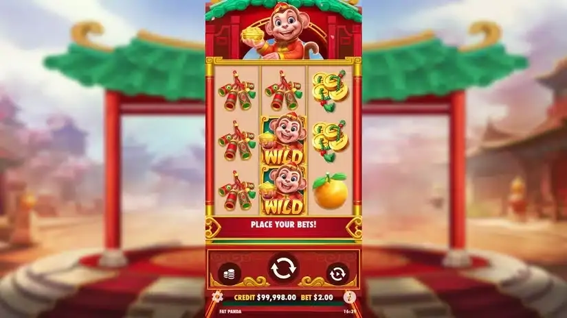 Lucky Monkey slot screenshot 2