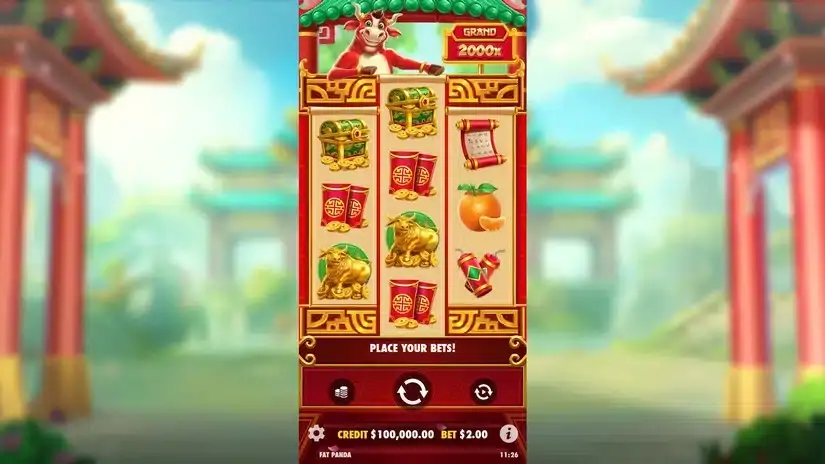 Lucky Ox slot screenshot 1