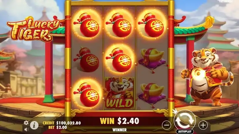 Lucky Tiger slot screenshot 5