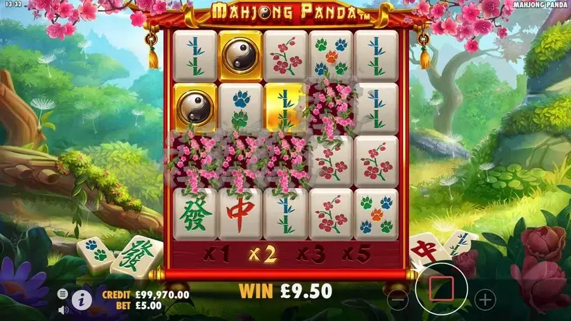 Mahjong Panda slot screenshot 3