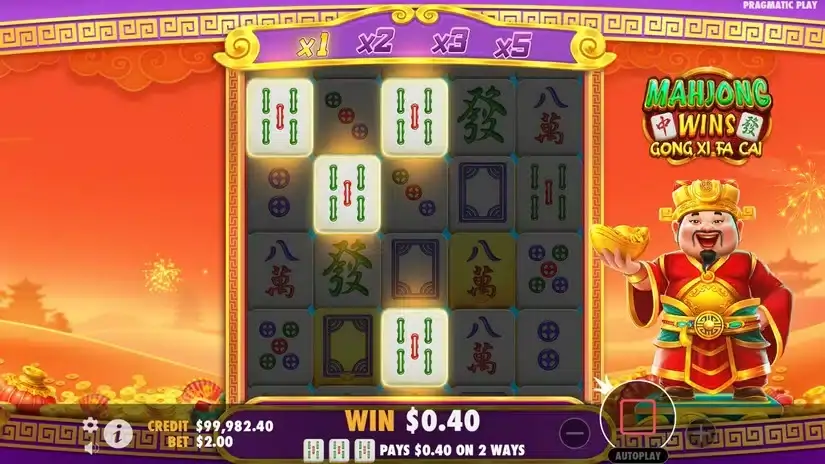Mahjong Wins Gong Xi Fa Cai slot screenshot 2