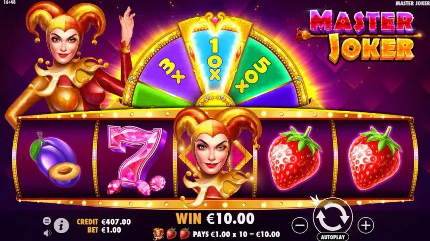 Master Joker slot screenshot 3