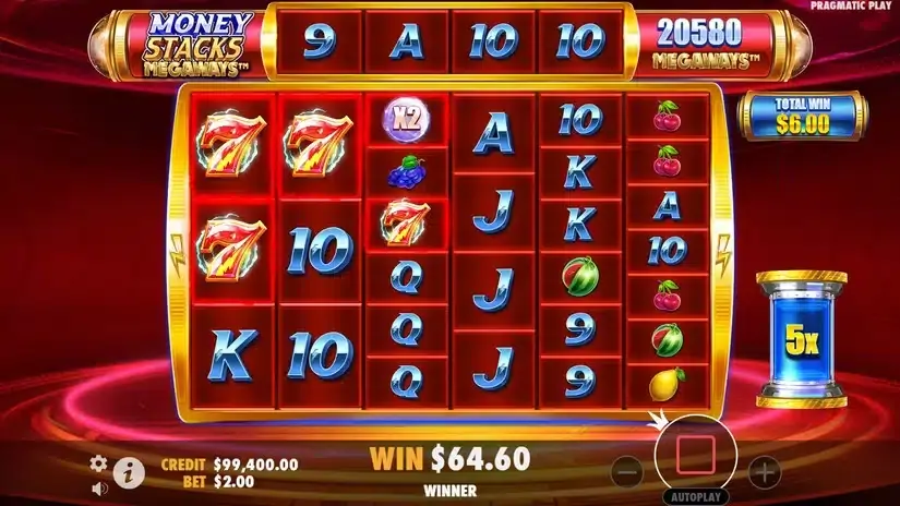 Money Stacks Megaways slot screenshot 4