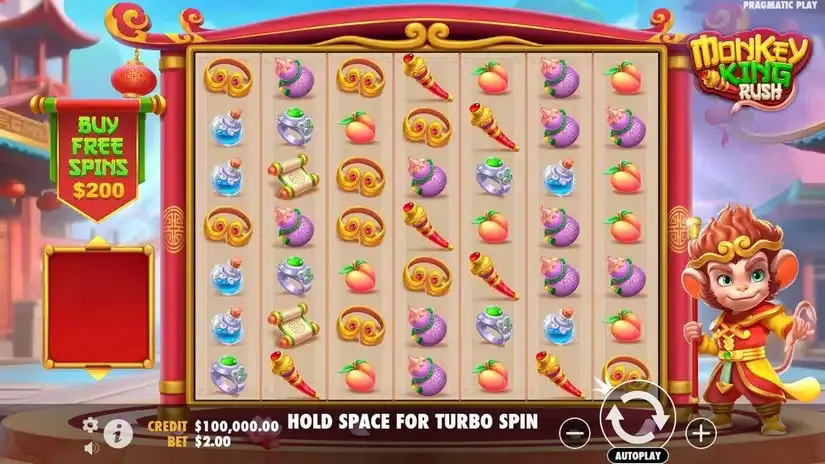 Monkey King Rush slot screenshot 