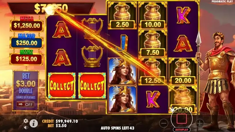 Mr Tain’s Fury: Wild Wild Gladiator slot screenshot