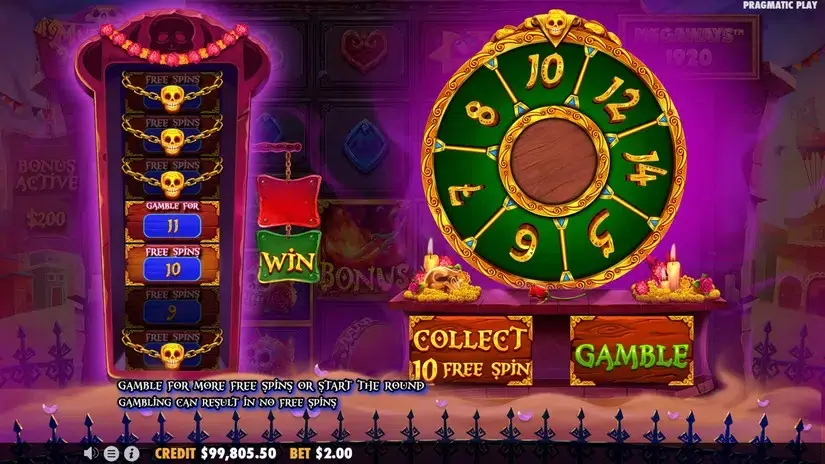 Muertos Multiplier Megaways slot screenshot 4