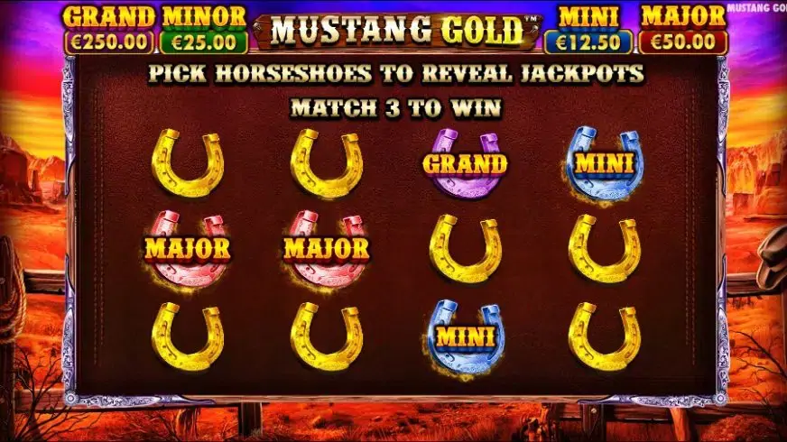 Mustang Gold slot screenshot 3