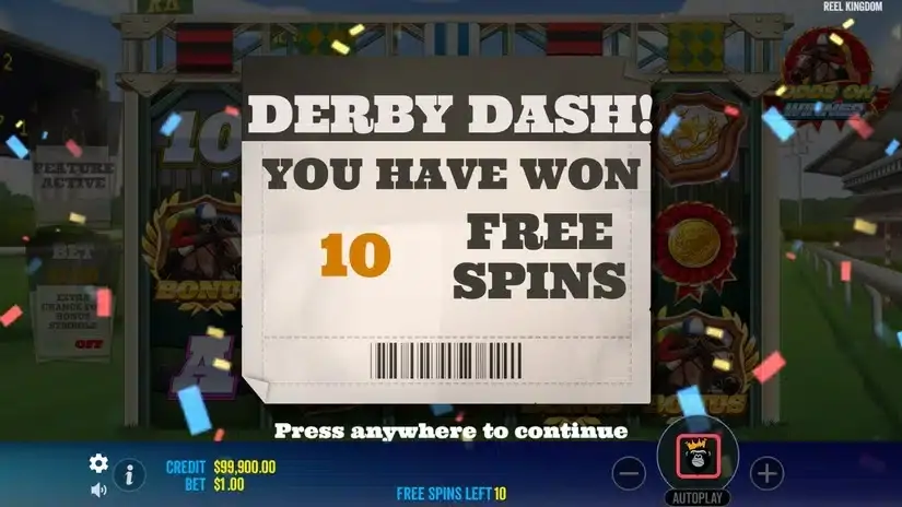 Odds On Winner slot screenshot 3