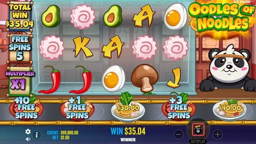 Oodles of Noodles slot screenshot 5