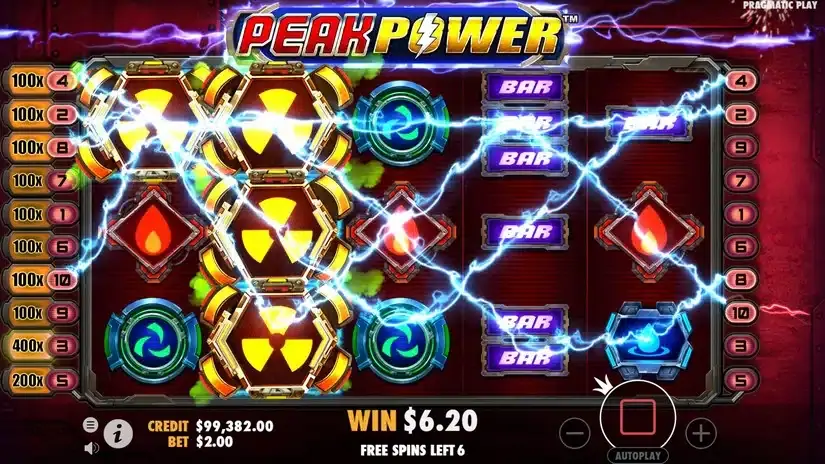 Peak Power slot screenshot 5