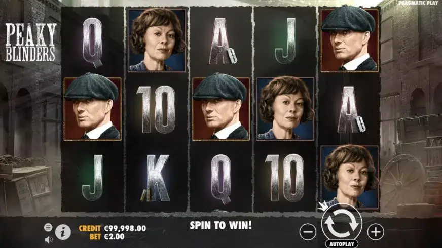 Peaky Blinders slot screenshot 1
