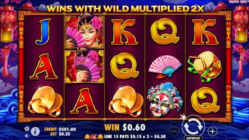 Peking Luck slot screenshot 