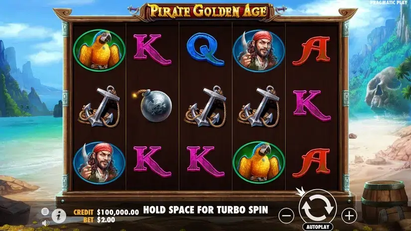 Pirate Golden Age slot screenshot 1