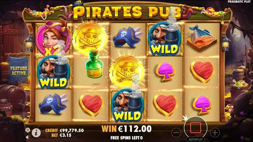 Pirates Pub slot screenshot 6