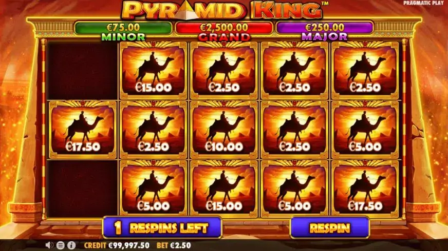 Pyramid King slot screenshot 2