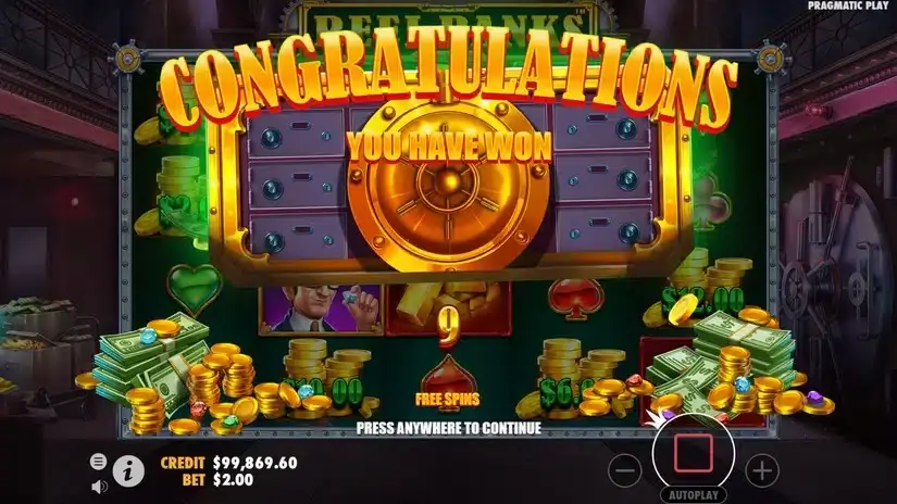 Reel Banks slot screenshot 3