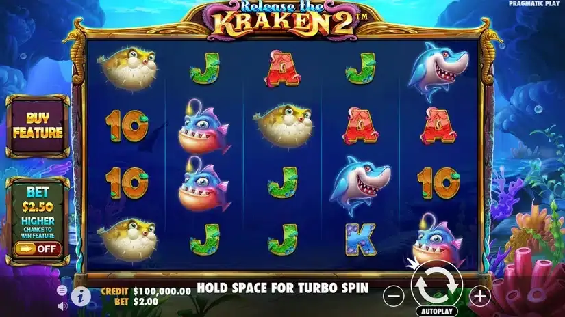 Release the Kraken 2 slot screenshot