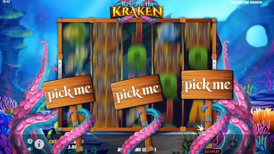 Release the Kraken slot screenshot 3