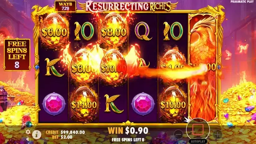 Resurrecting Riches slot screenshot