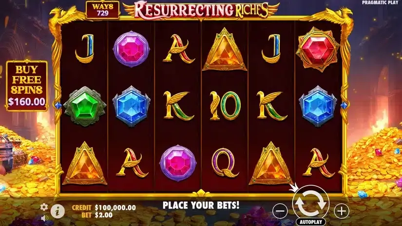 Resurrecting Riches slot screenshot