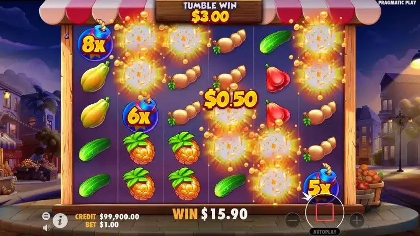 Rujak Bonanza slot screenshot 