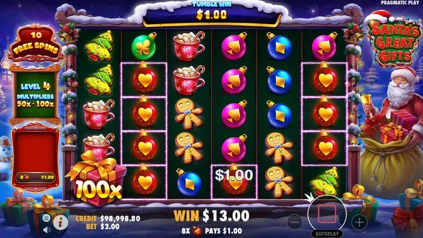 Santa’s Great Gifts slot screenshot 6