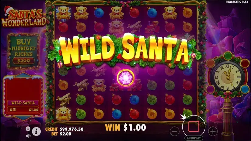 Santa’s Wonderland slot screenshot 2