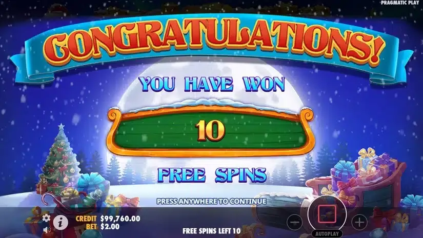 Santa’s Xmas Rush slot screenshot 3